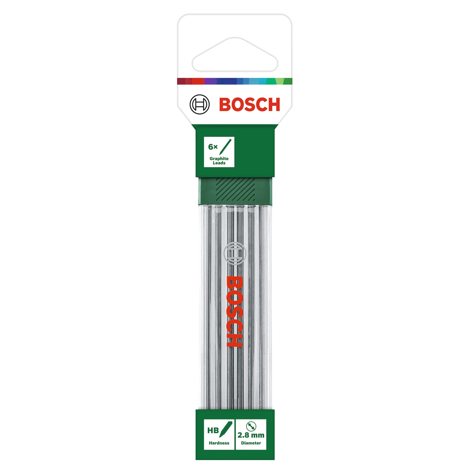Bosch Zestaw wkładów grafitowych 2,8 mm - 6 szt.