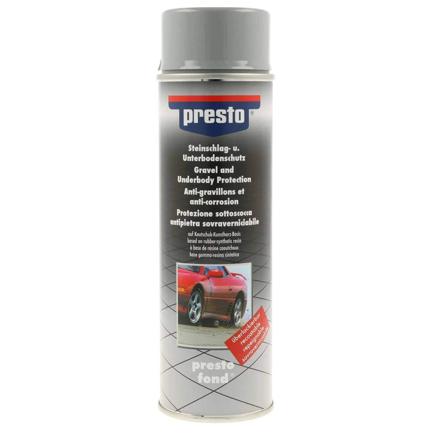 PRESTO Spray do karoserii baranek szary 500ml