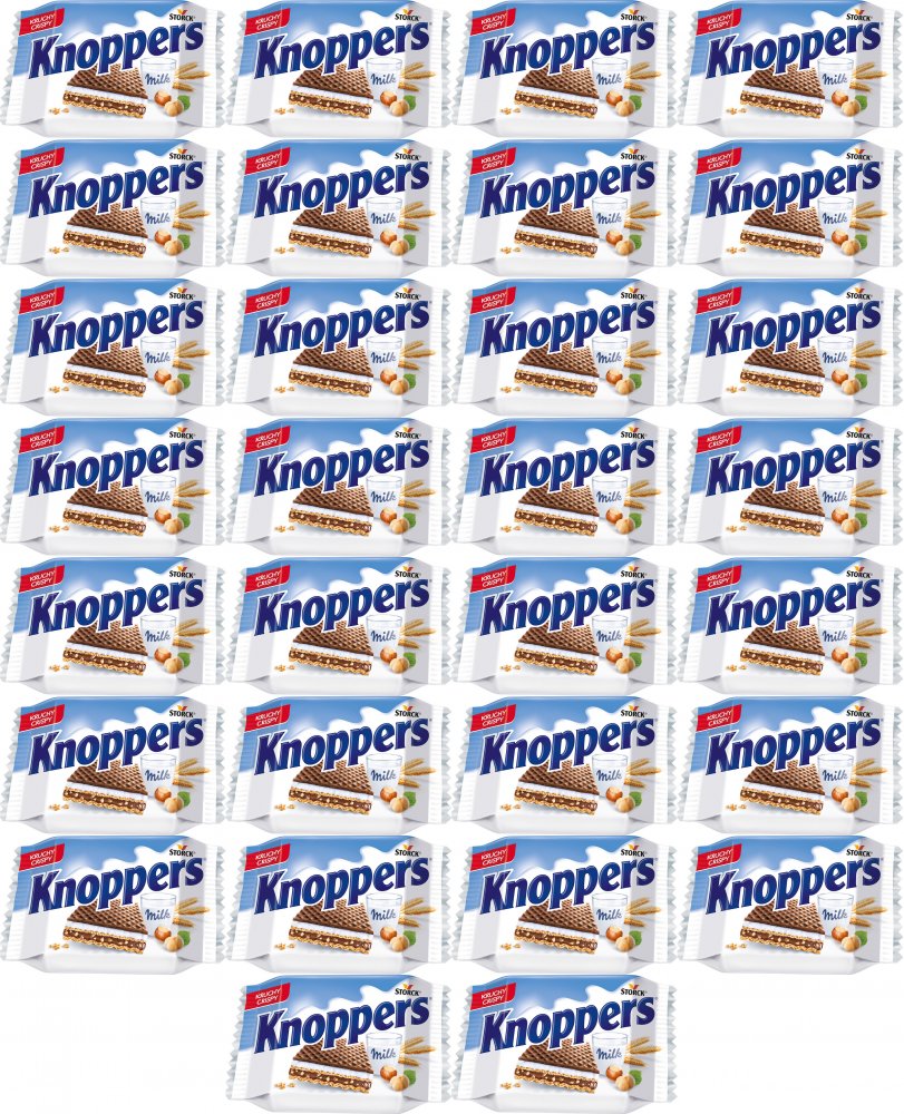 48x Wafelek Knoppers,mleczno-orzechowy, 25g