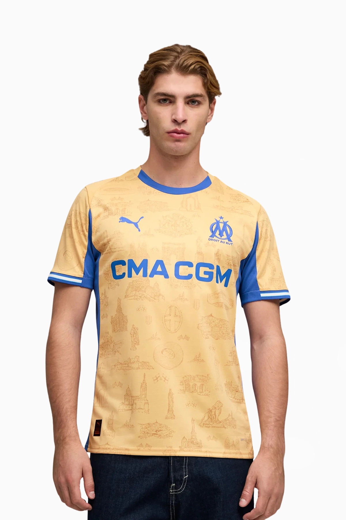 Koszulka Puma Olympique Marsylia 25/26 Special Edition - Beżowy