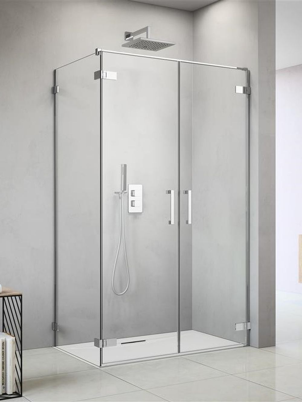 Radaway Arta DWD+S drzwi prysznicowe 50 cm prawe chrom/szkło przezroczyste 386182-03-01R