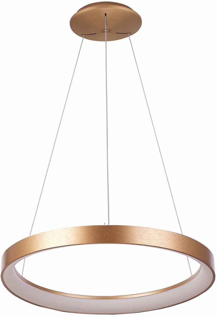 Italux Vico lampa wisząca 1x60 W złota PND-53675-078RPC-GD-3KS4K-TRDIMM