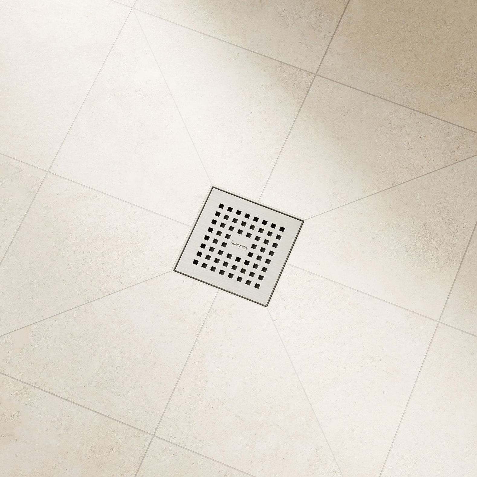Hansgrohe RainDrain Point odpływ prysznicowy 10 cm stal szlachetna szczotkowana 56246800
