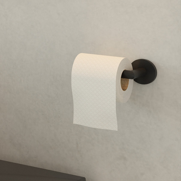 Oltens Gulfoss uchwyt na papier toaletowy czarny mat 81102300 - Wysyłka w 24h