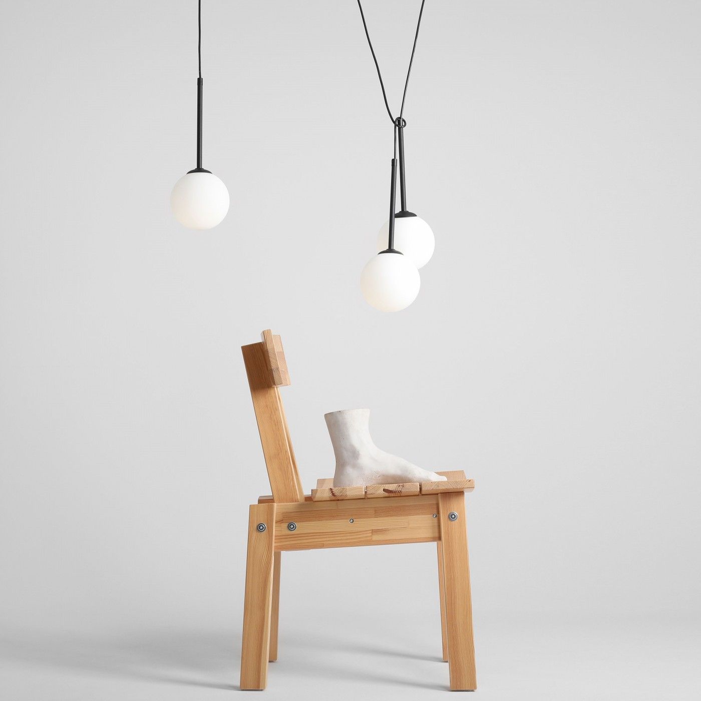 Aldex Bosso lampa wisząca 3x10 W czarna 1087E_1