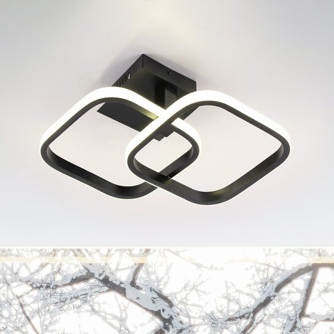 Goldlux Robert lampa podsufitowa 1x25 W czarna 329721