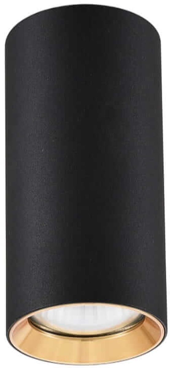 Light Prestige Manacor lampa podsufitowa 1x50W czarny/złoty LP-232/1D-170BK/GD