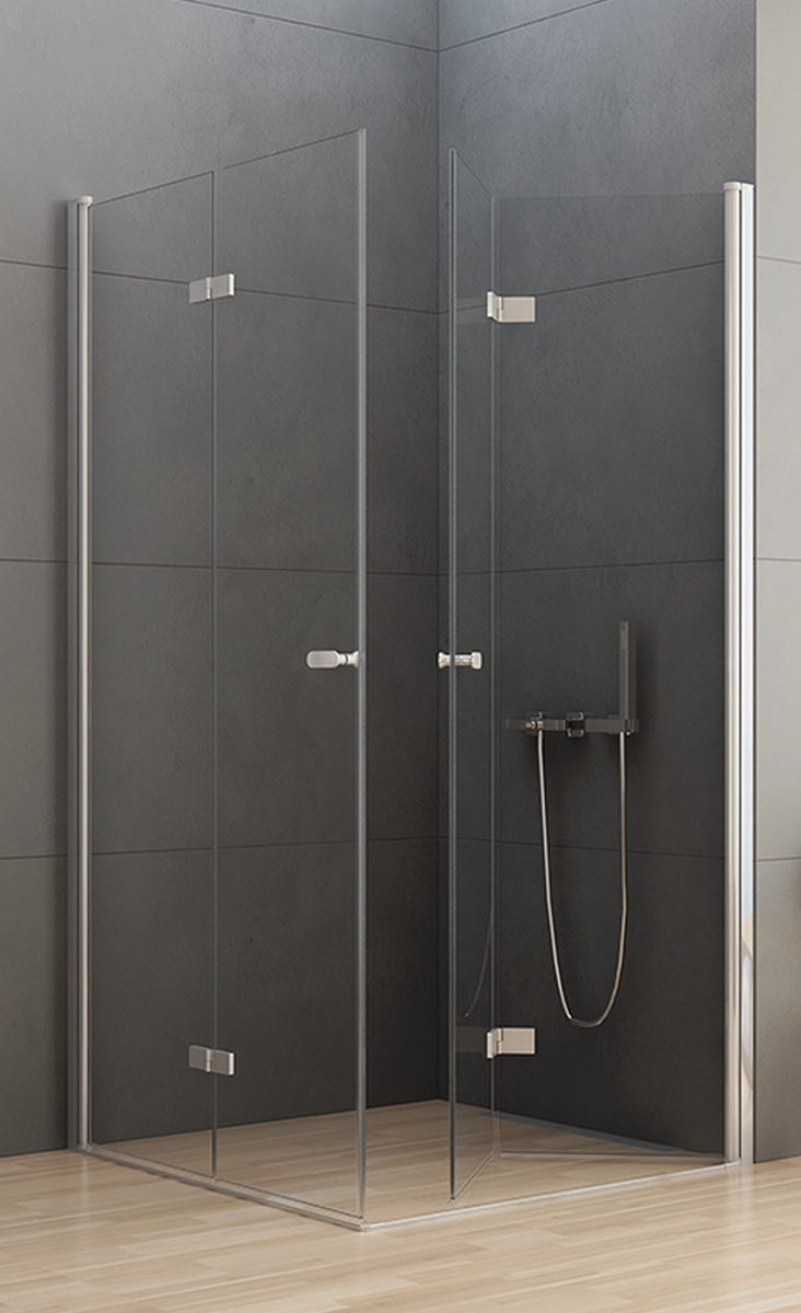 New Trendy New Soleo kabina prysznicowa 100x80 cm prostokątna chrom/szkło przezroczyste D-0150A/D-0152A