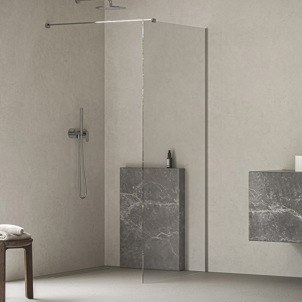 Ravak Walk in Wall Air ścianka prysznicowa walk-in 110 chrom szkło przezroczyste GW9WD0C00Z1C