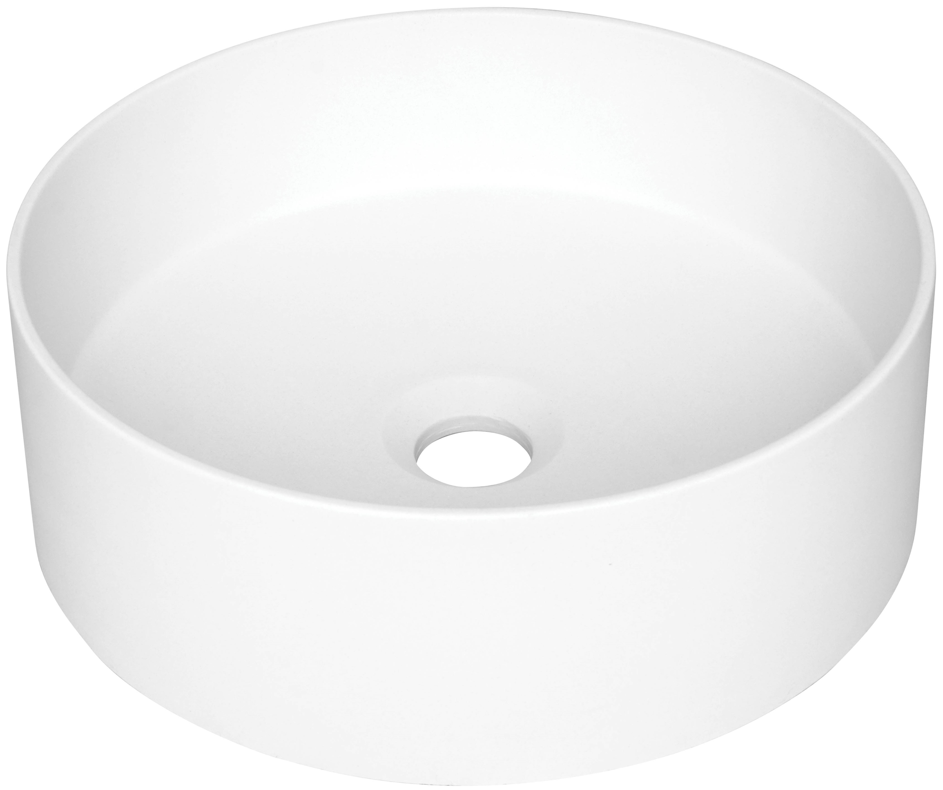 Deante Silia umywalka 36x36 cm okrągła nablatowa biała CQS_AU4S - Wysyłka w 24h