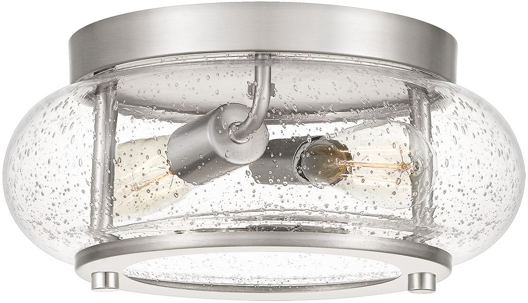 Elstead Lighting Trilogy plafon 2x40 W szczotkowany nikiel QZ-TRILOGY-FS-BN