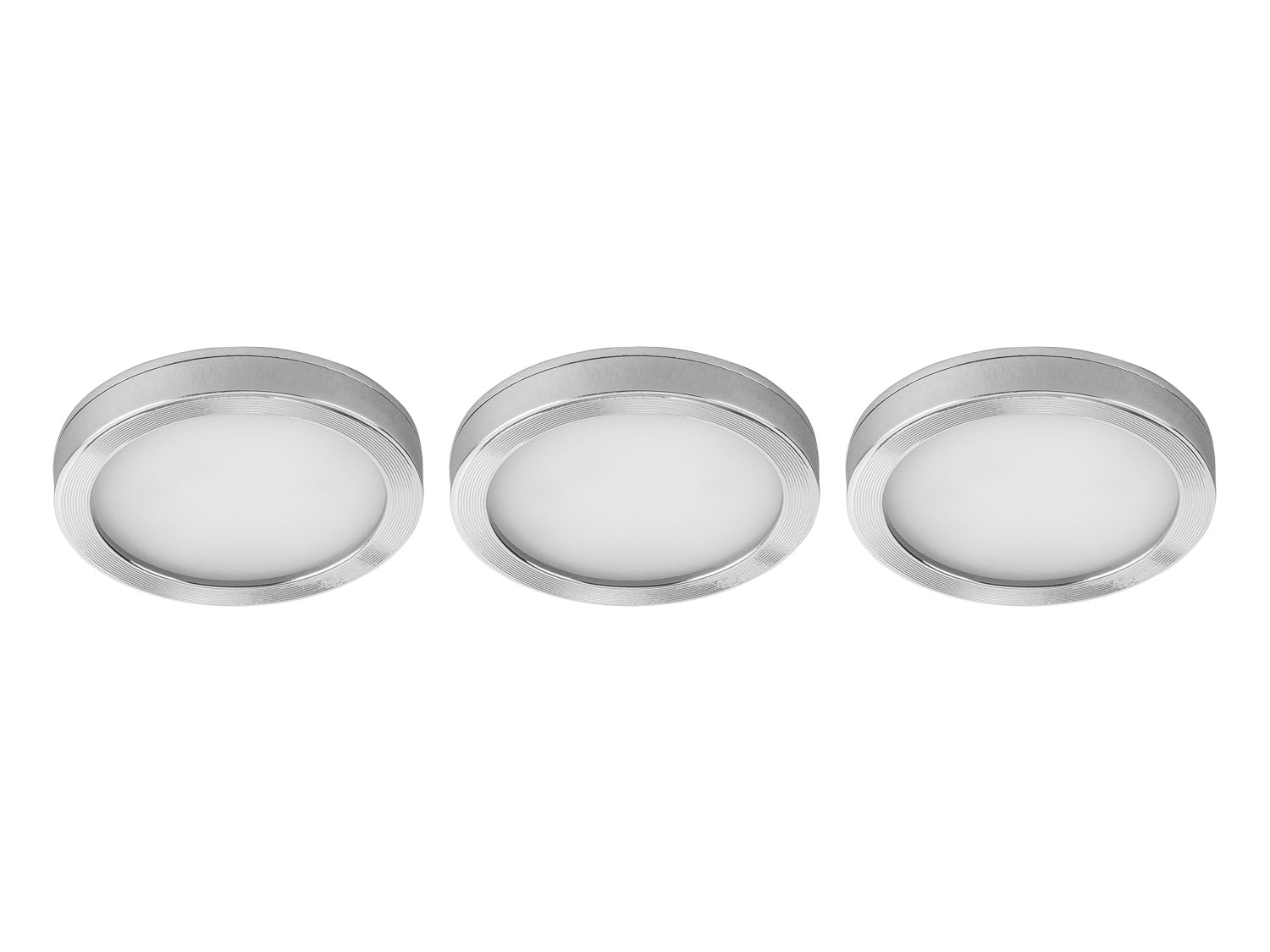 Livarno Home Oprawa podszafkowa LED 4,5 W, 1 lub 3 sztuki Zestaw 3 sztuk, okrągły