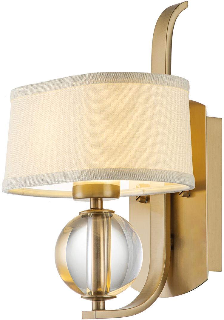 Darmowa Dostawa - Kinkiet 1x3 W mosiądz Elstead Lighting Gotham QZGOTHAM1BB