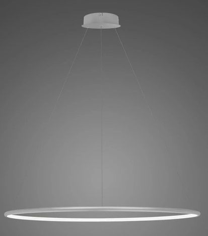 Darmowa Dostawa - Lampa wisząca 1x38 W srebrna Altavola Design Led Shape LA073P100in4ksilver