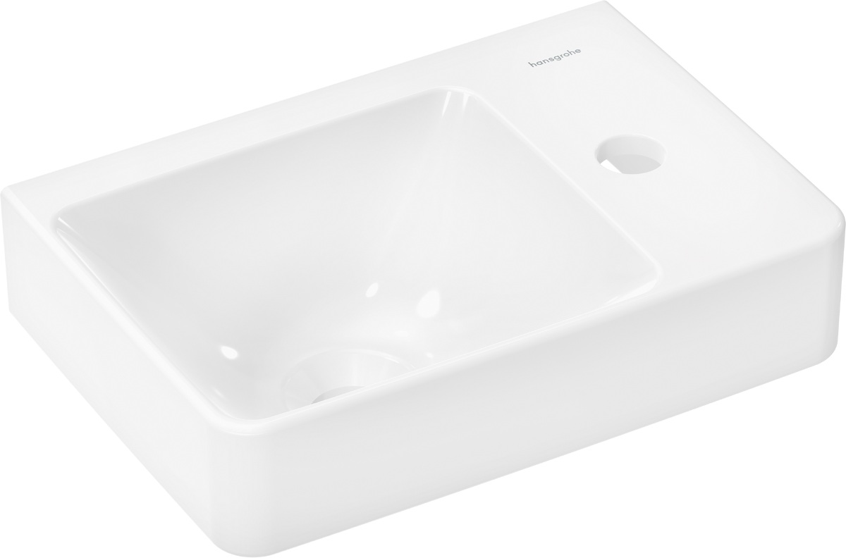 Darmowa Dostawa - Umywalka 36x25 cm prostokątna ścienna-meblowa biała Hansgrohe Xelu Q 60314450
