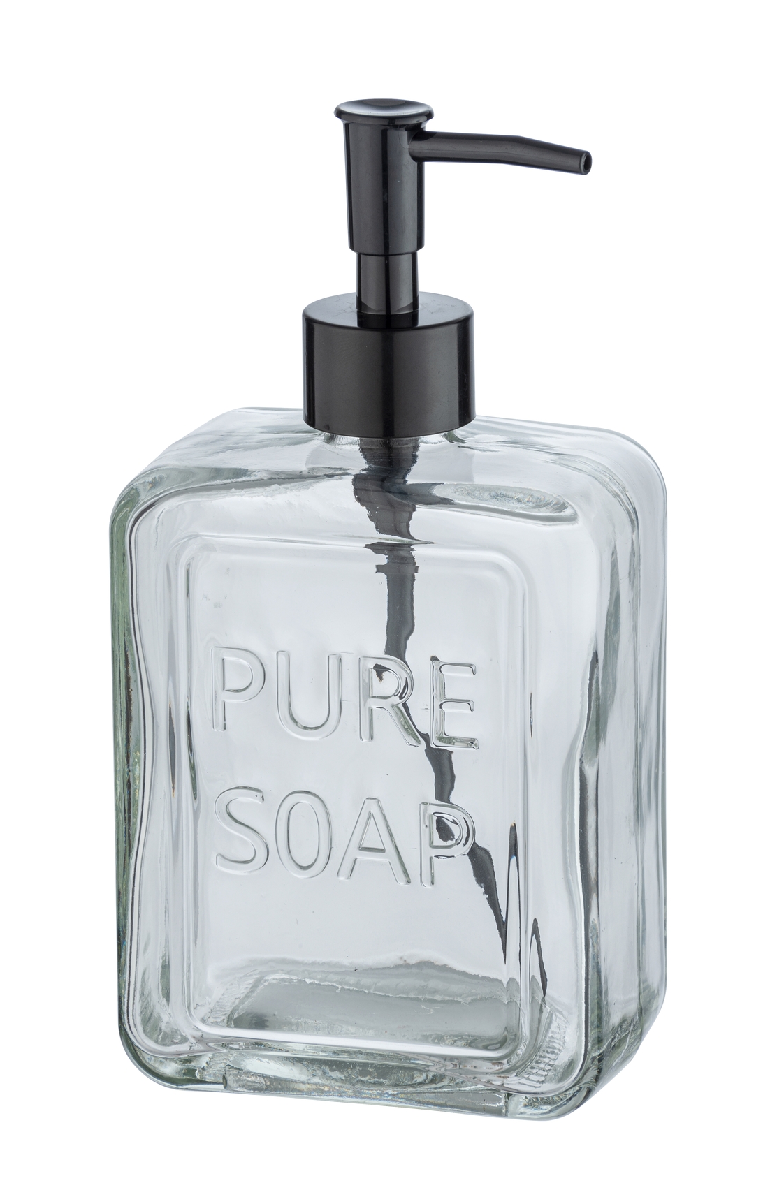 Darmowa Dostawa - Dozownik do mydła 550 ml szklany Wenko Pure 24714100