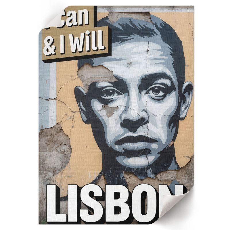 Wydruk Na Płótnie ArtPrintCave 29,7x42 cm Mural Lisbon Slow Rhythm 1 szt.