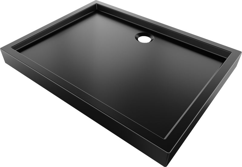 Brodzik prostokątny Mexen Flow+ czarny 70x120 cm 1 szt.