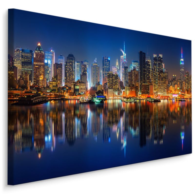 Obraz Muralo Manhattan Nocą 70x50 cm 1 szt.