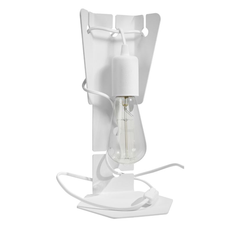 Lampka biurkowa 0 Pure Lume DALTON biała 1xE27x60W IP20 wym:30x15x15cm - 1 szt.