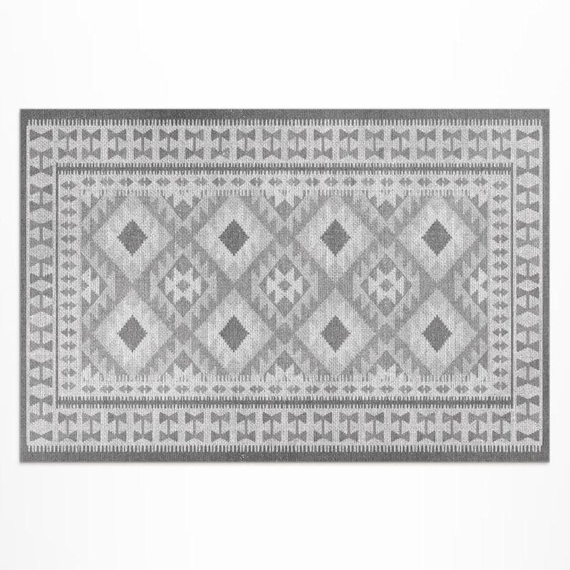 Dywan Winylowy Zewnętrzny Wallfluent 140x210 cm Klasyczny wzór dekoracyjny imitacja tkaniny 1 szt.