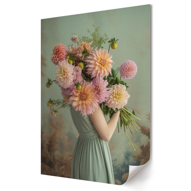 Plakat Wallfluent Format A2 Kwiatowa kompozycja Artysta Iris "Tone" 1 szt.