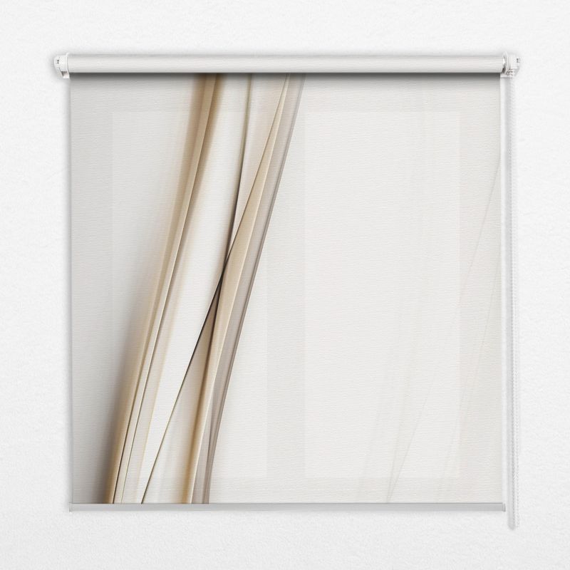 Roleta Do Kuchni Tulup 140x140 cm Fala Na Białym Tle Montaż do ściany/sufitu 1 szt.