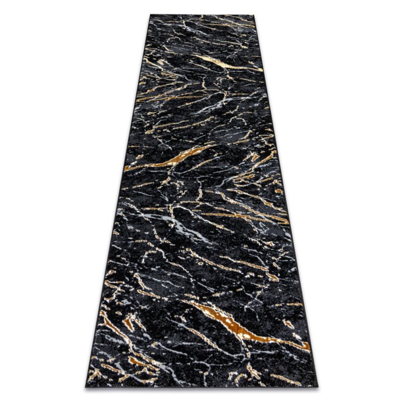 Chodnik Allure RugsX 80x300 cm czarny AN624 1 szt.