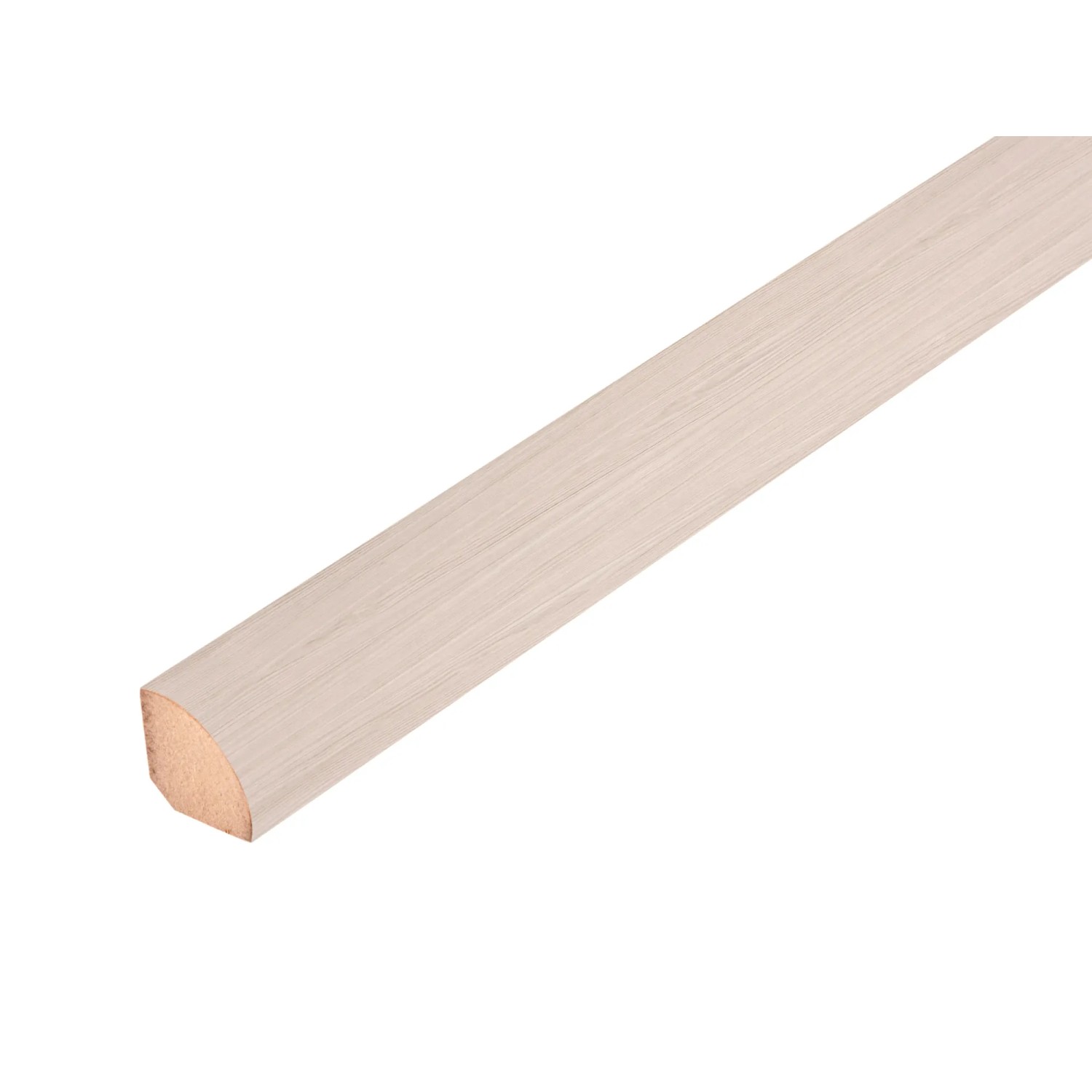 DRE Ćwierćwałek wykończeniowy biały 16x16x2200 mm