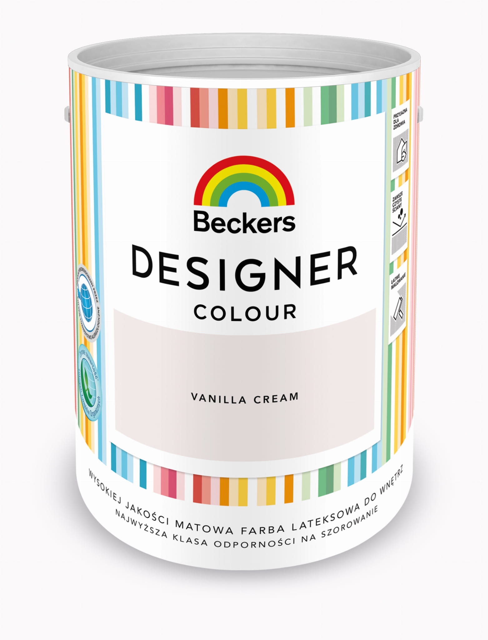 FARBA LATEKSOWA BECKERS DESIGNER VANILA CREAM 5 L