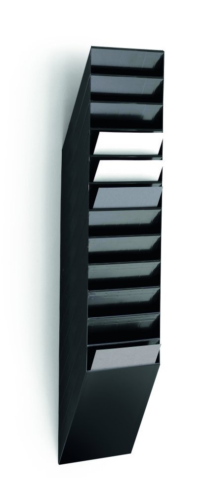 Pojemnik na dokumenty Durable Flexiboxx, pionowy, A4, zestaw 12 sztuk, czarny