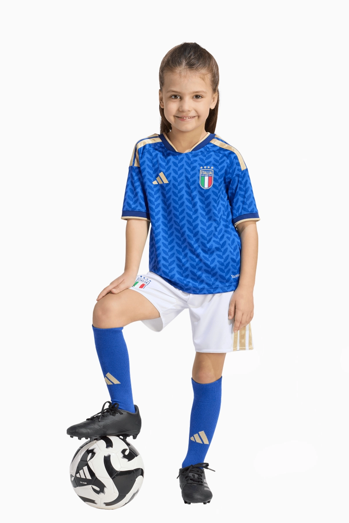 Komplet Reprezentacji Włoch adidas 2026 Domowy Replica Małe Dzieci