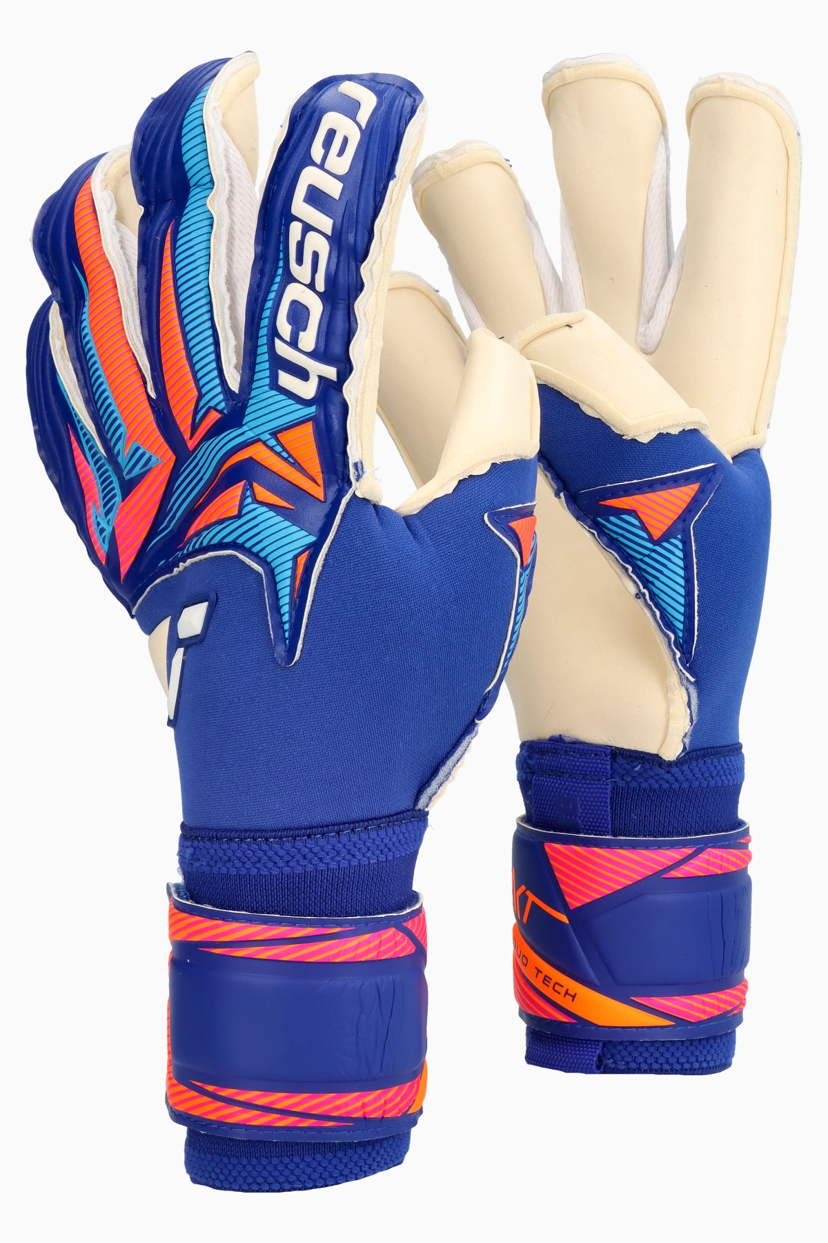 Rękawice Reusch Attrakt Duo Evolution - Niebieski