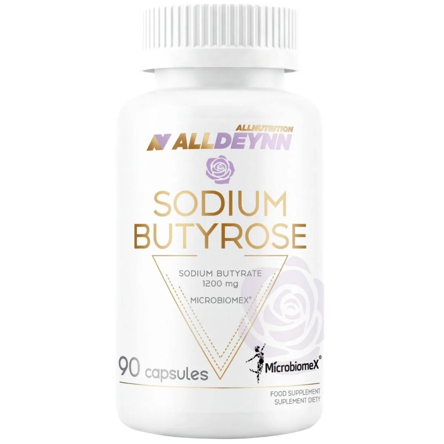 Allnutrition alldeynn sodium butyrose, 90 kapsułek
