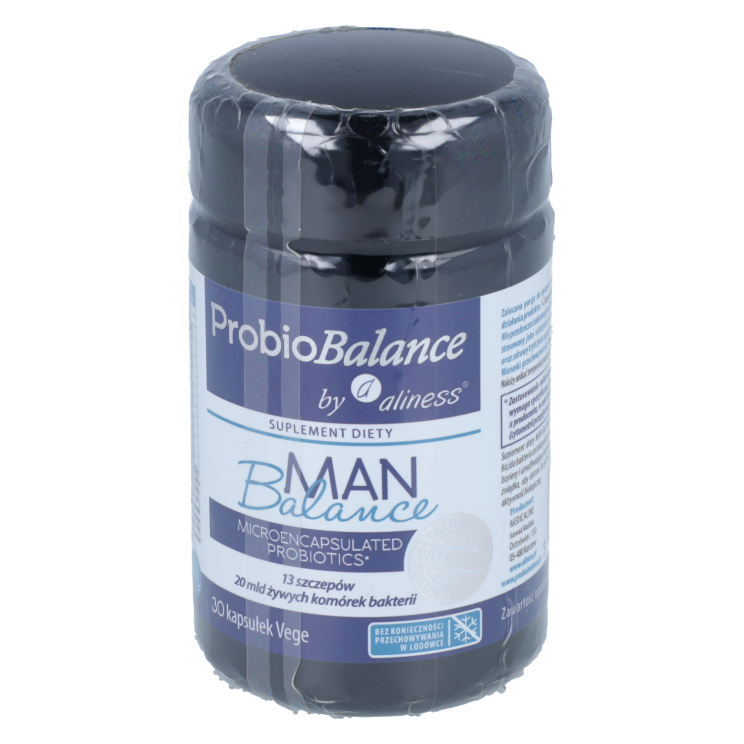 Aliness - probiobalance man balance - kapsułki, 30 sztuk (data ważności: 31.10.2026)