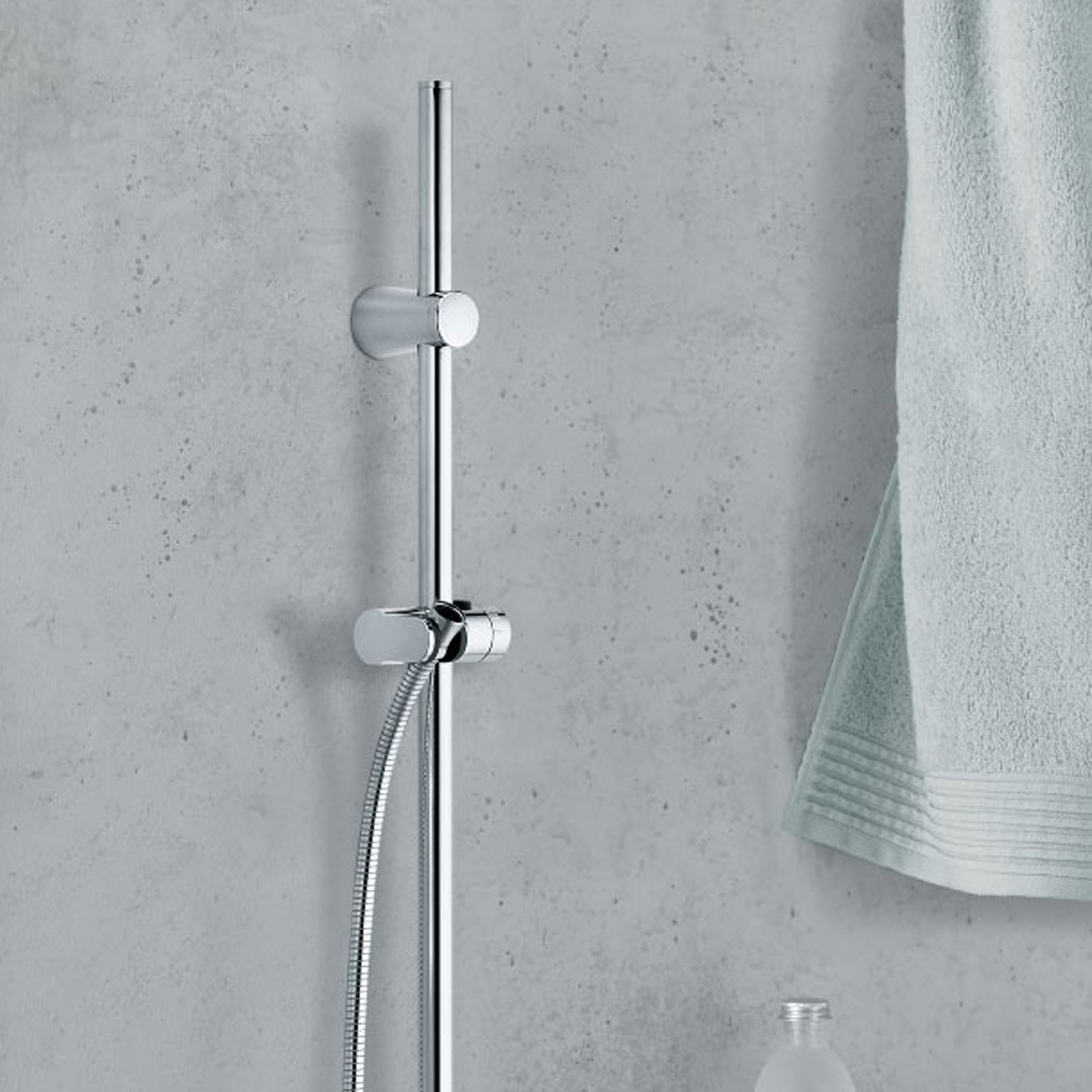 Kludi A-QA drążek prysznicowy 95 cm chrom 6564105-00