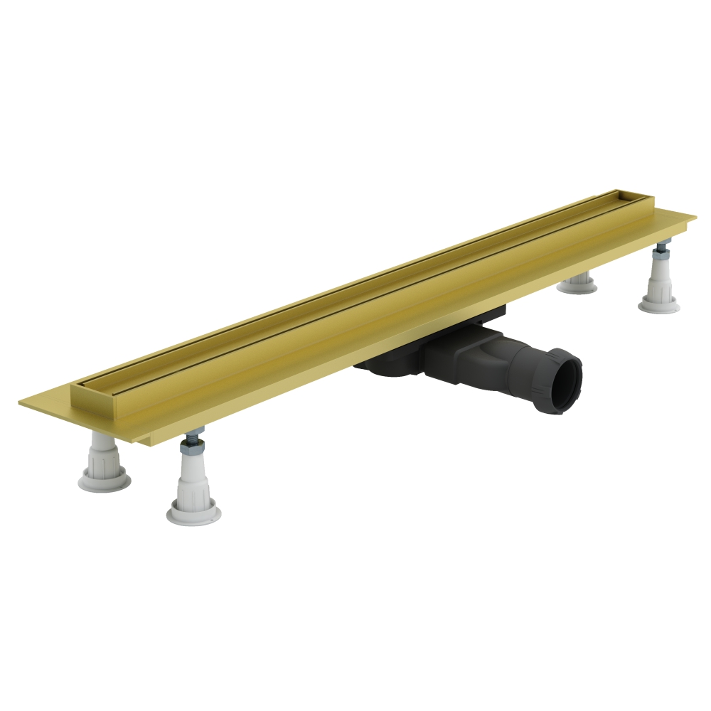 Schedline Slight Line Low Gold odpływ liniowy 90 cm złoty SOLPLZ-90035LOW