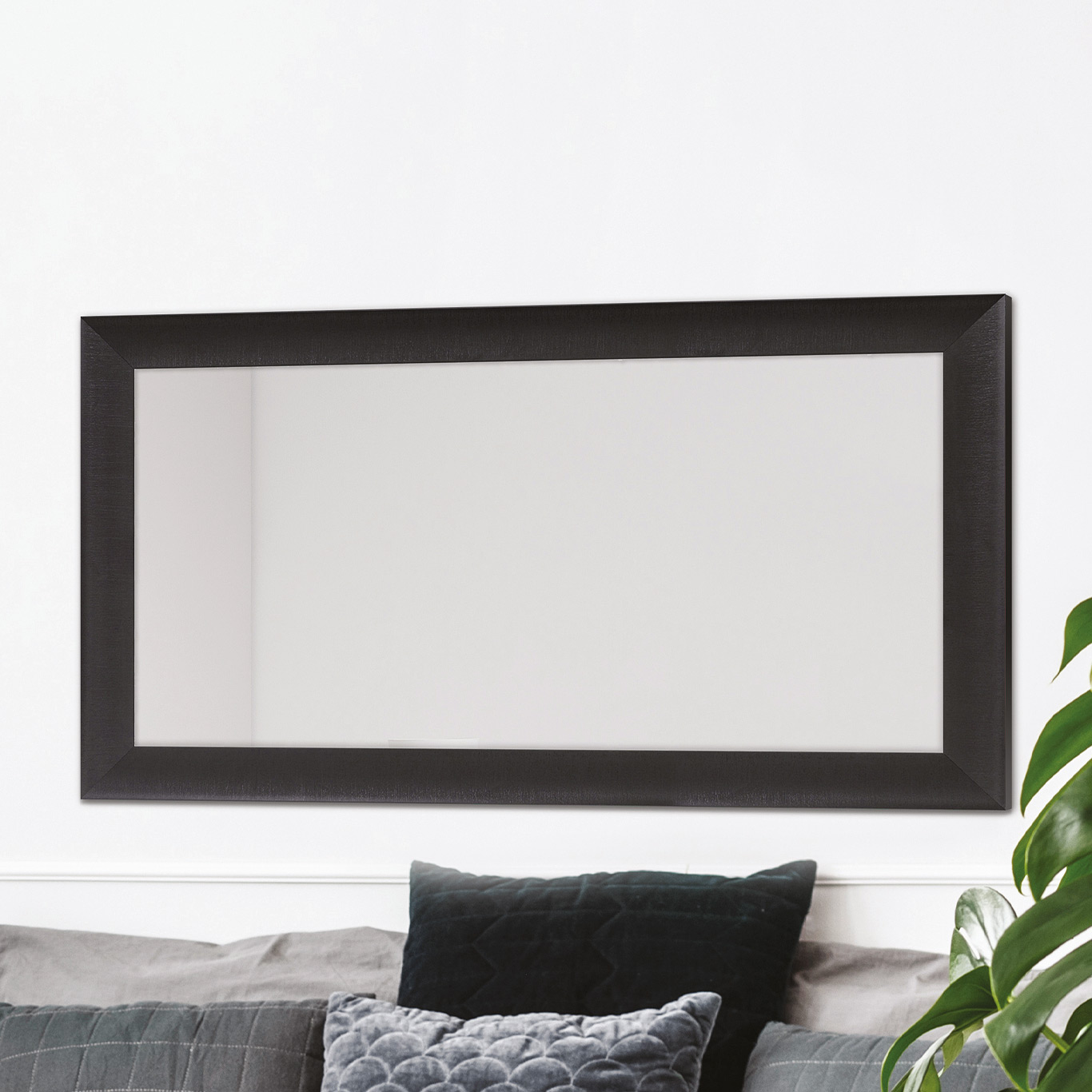 Ars Longa Toscania lustro 82 cm kwadratowe czarne TOSCANIA7070-C