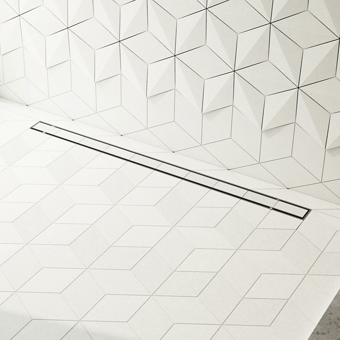 Schedpol Slim Lux odpływ liniowy 80 cm z rusztem do zabudowy OLP80/SLX