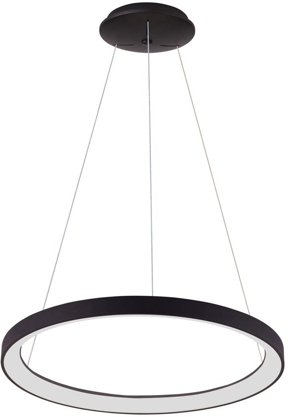 Italux Vico lampa wisząca 1x48 W czarna PND-53675-058RPC-BK-3KS4K-TRDIMM