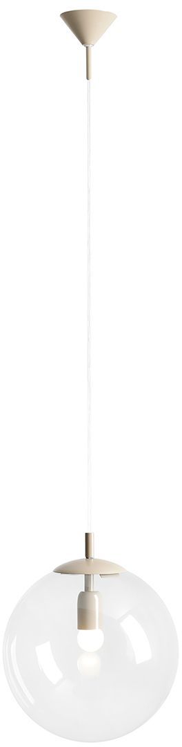 Aldex Globe lampa wisząca 1x15 W beżowa 562G17