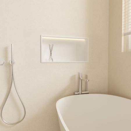 Balneo Wall Box półka wnękowa 60 cm biała B0101050109-2
