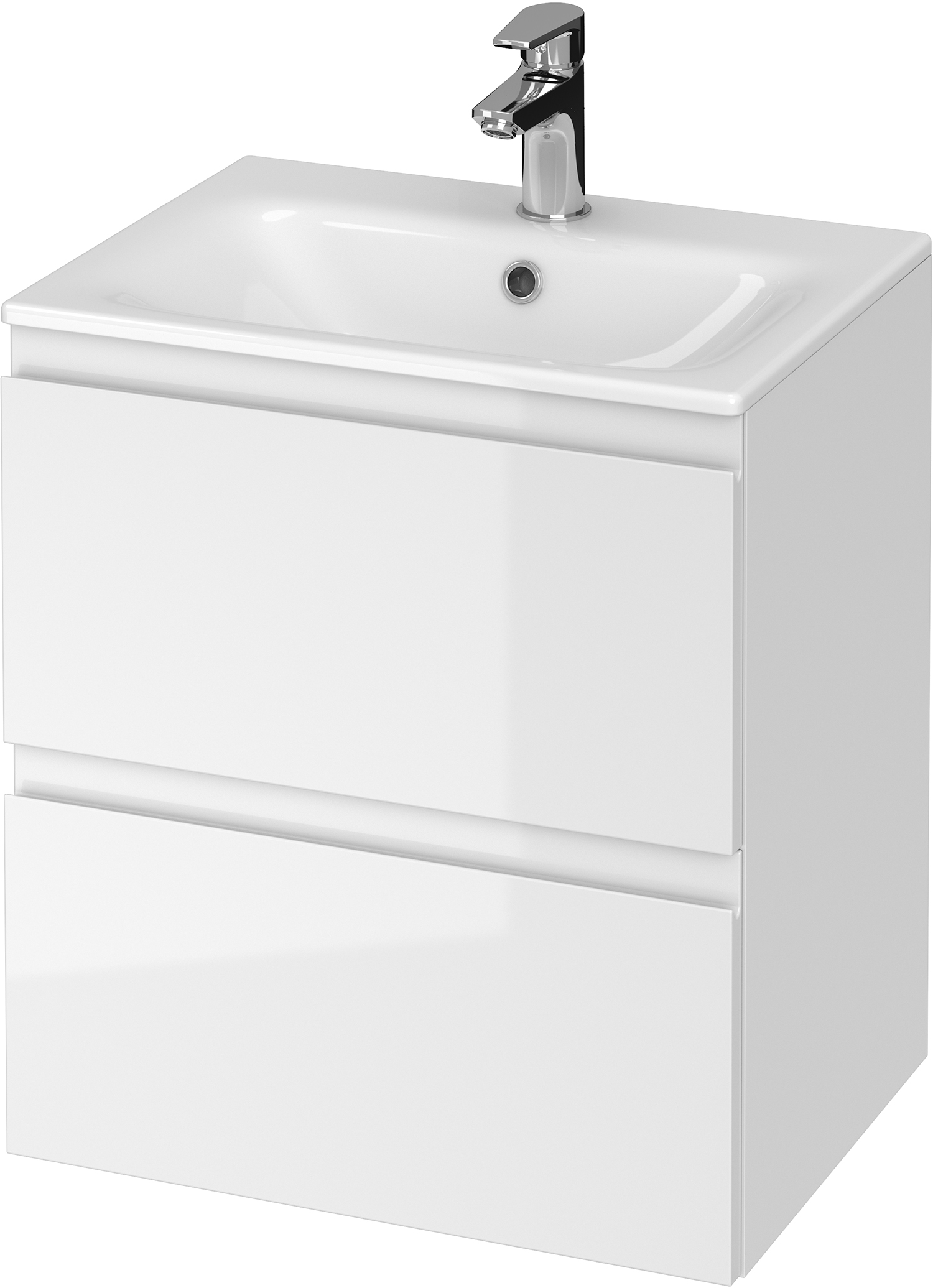 Cersanit Moduo umywalka z szafką 50 cm zestaw meblowy biały S801-312-ECO