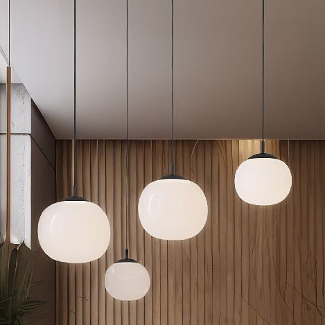 TK Lighting Vibe lampa wisząca 1x15 W biała 4759