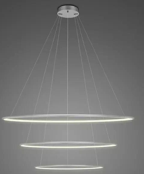 Altavola Design Led Shape lampa wisząca 1x68 W srebrna LA075/P_80_in_3k_silver