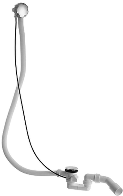 Duravit D-Code syfon do wanny chrom 790227000001000