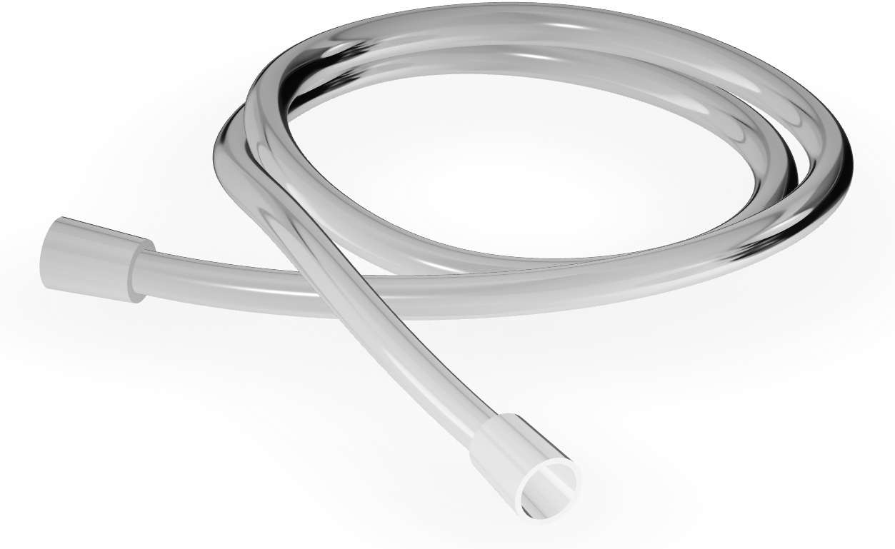 Zucchetti Isyfresh wąż prysznicowy 150 cm PVC srebrny Z94130