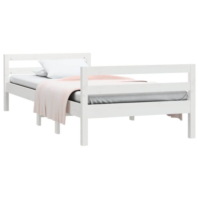 Łóżko drewniane WaszeMeble 80x200 cm białe WM-821630 1 szt.