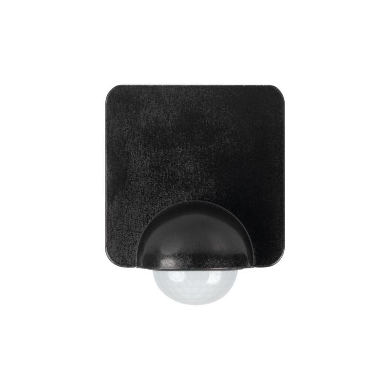 Czujnik ruchu Kanlux podczerwień PIR czarny do 8 metrów ścienny natynkowy IP54 wym: 11 x 5,8 cm - 1 szt.