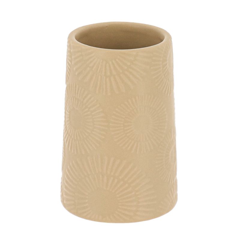 Kubek łazienkowy Livo TENDANCE beżowy kamionkowy stojący 18x8 cm 1 szt.